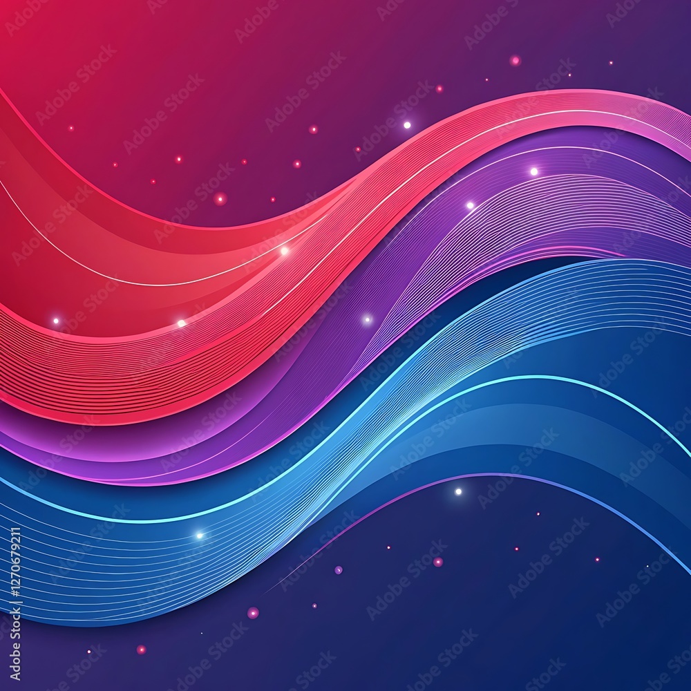 Poster featuring a fluid gradient design with smooth, flowing abstract color waves background , wallpaper .