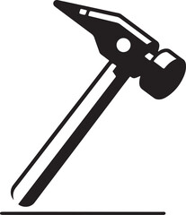 Isolated black hammer icon Vector, black hammer Silhouette,black hammer icon set, black hammer for logo,color black hammer Vector illustration, Vector Graphic, EPS 10 , clip art work