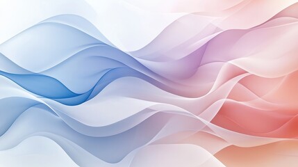 Vibrant abstract waves modern aesthetic in colorful digital art design