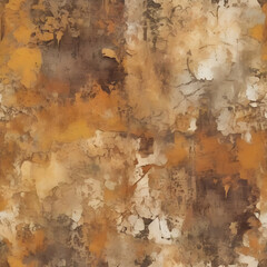 Abstract composition of warm earth tones creating a textured background suitable for various design applications
