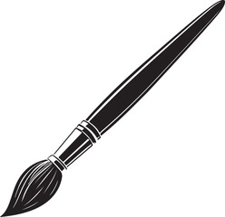 Isolated black paintbrush icon Vector, black paintbrush Silhouette,black paintbrush icon set, black paintbrush for logo,color black paintbrush Vector illustration, Vector Graphic, EPS 10 , clip art wo