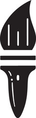 Isolated black paintbrush icon Vector, black paintbrush Silhouette,black paintbrush icon set, black paintbrush for logo,color black paintbrush Vector illustration, Vector Graphic, EPS 10 , clip art wo