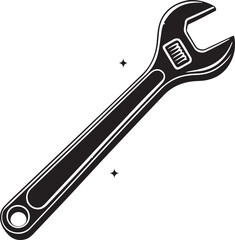 Isolated black wrench icon Vector, black wrench Silhouette,black wrench icon set, black wrench for logo,color black wrench Vector illustration, Vector Graphic, EPS 10 , clip art work