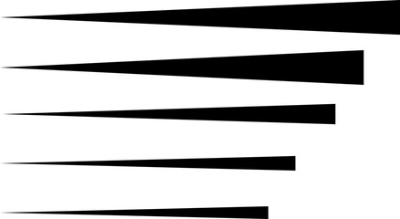 Speed vertical lines icon in flat. Vector for apps or web fast effect Manga and comic motion effect Simple textured streak. burst Flash light ray blast isolated on transparent background