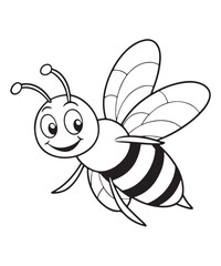 Nature-Inspired Bee Artwork – High-Quality Vector Image