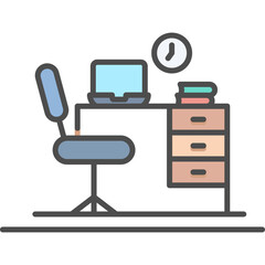 Office Desk Icon