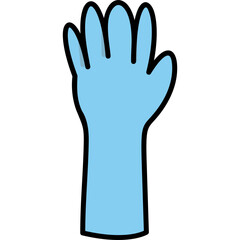 Unique Gloves Vector Icon