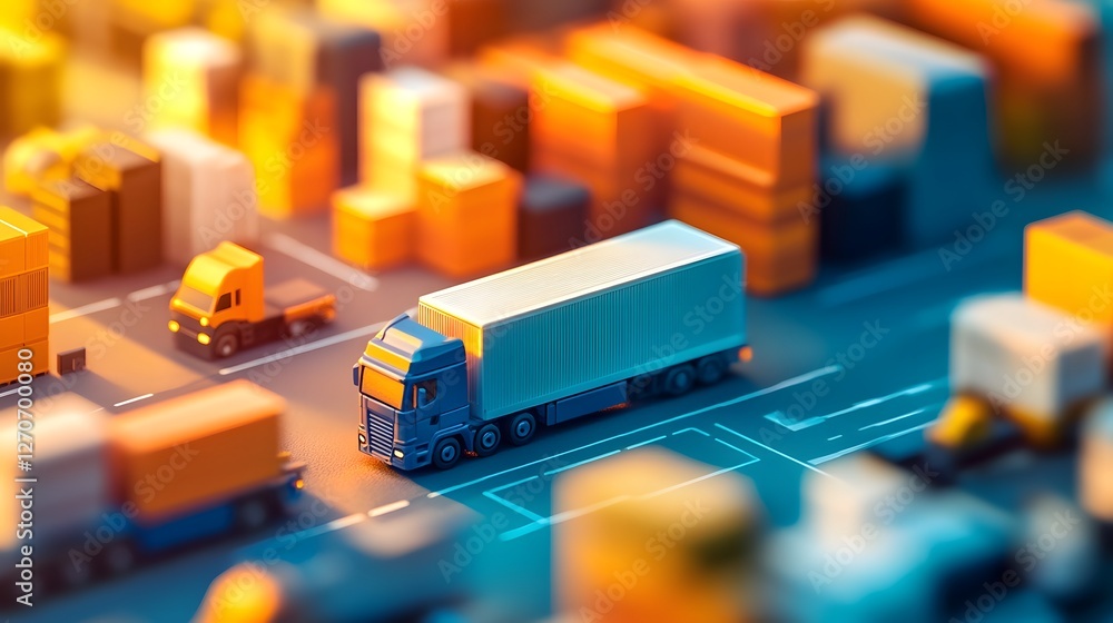 Aufkleber efficient delivery coordination in a technologically advanced warehouse environment