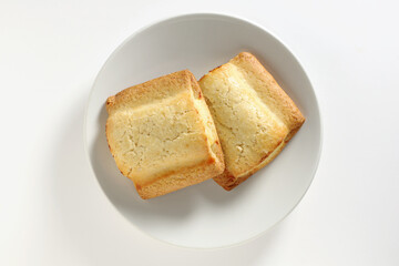 Shortbread cake with cottage cheese