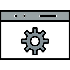 Unique Web Optimization Vector Icon