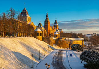 Haken Terrace in Szczecin on a winter morning © Mike Mareen