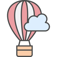 Hot Air Baloon Icon