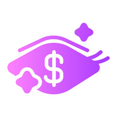 Pay Per Visualization  gradient icon