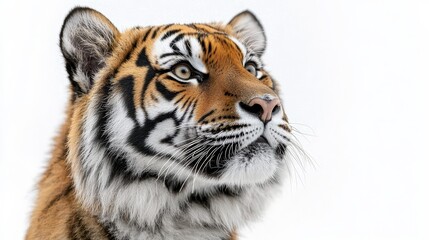 Fototapeta premium Cute wild tiger celebrates birthday in enchanted forest playful scene nature's wonderland close-up view