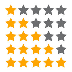 Star vector icon, Vector graphic of star icon, Star icon vector set design