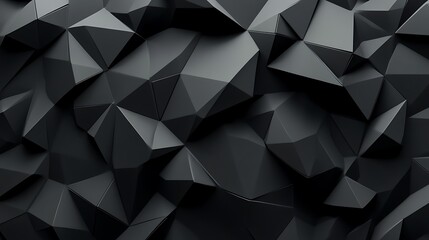 Fototapeta premium Abstract dark polygonal background