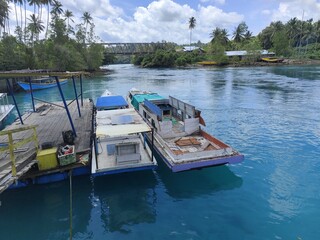 Obraz premium boats in the harbor