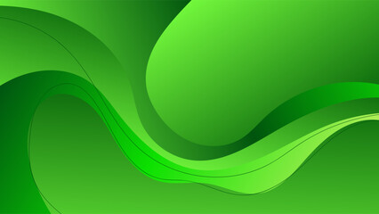ABSTRACT HAND DRAWN ORGANIC SHAPES BACKGROUND GRADIENT GREEN COLOR DESIGN VECTOR TEMPLATE GOOD FOR MODERN WEBSITE, WALLPAPER, COVER DESIGN 