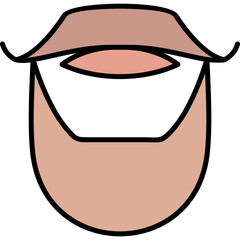 Beard and Moustache Icon
