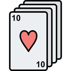 Deck of Cards Vector Icon
