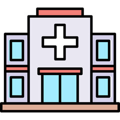 Obraz premium Hospital Icon