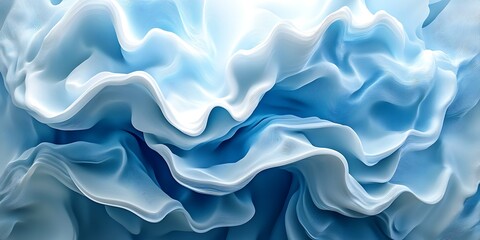 Obraz premium Abstract Blue Fabric Texture (2)