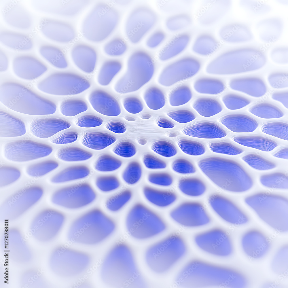 Poster interconnected network abstract structure geometric surface contemporary design art texture
