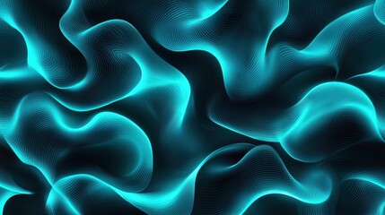 Obraz premium Seamless shimmering water waves, ultra-clear swimming pool effect with bright glowing highlights.