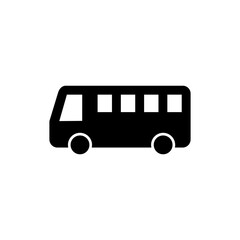 Bus icon vector illustration. bus sign and symbol. transport symbol