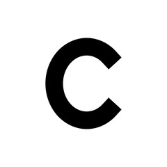 Copyright icon vector illustration. copyright sign and symbol