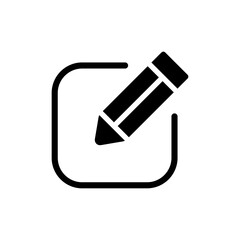 Edit icon vector illustration. edit document sign and symbol. edit text icon. pencil. sign up