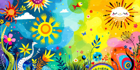 Obraz premium abstract colorful background