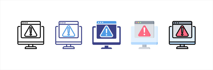 Adware Multistyle Icon Set