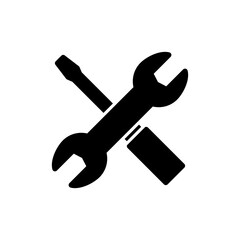 Repair tools icon vector illustration. tool sign and symbol. setting icon. Wrench and screwdriver. Service