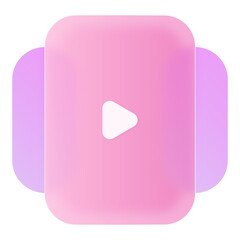 Glassmorphism PopUp Jelly Pink Purple UI Icon Sign and Symbol Design Illustrator Png Svg