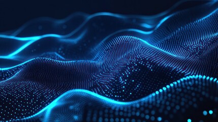 Abstract Digital Wave