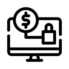 Ransomware line icon