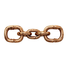 Obraz premium Justice responsibility concept. A shiny metallic chain link isolated on a black background for design elements.