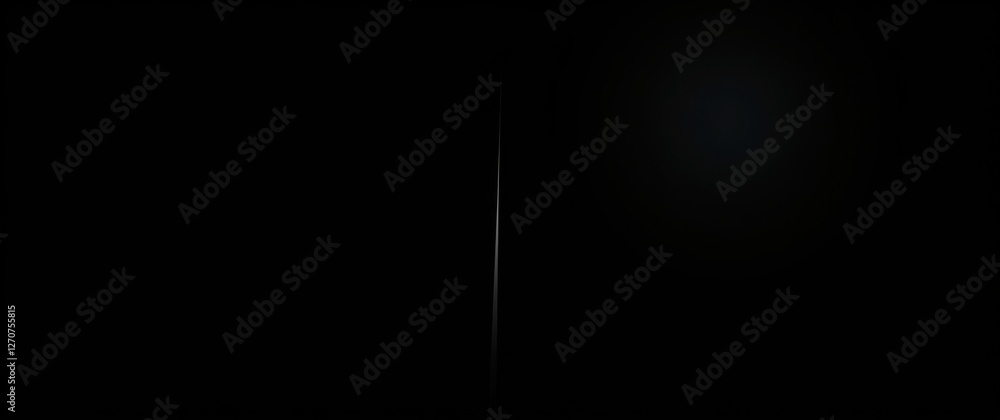 Poster a thin stream of light bisects the vast darkness, creating a focal point in the otherwise obscure sc