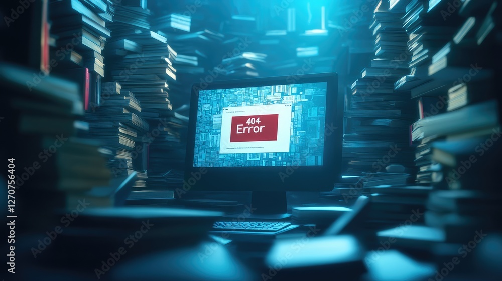 Poster a computer screen with a 