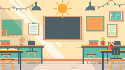 Celebrate Teachers' Day with a Special Flat Vector Illustration