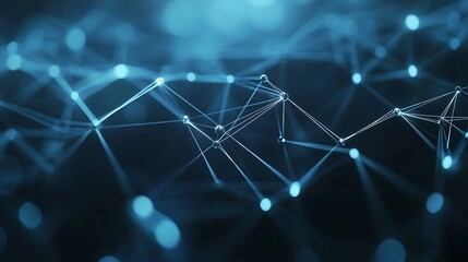 Obraz premium Abstract digital network connections