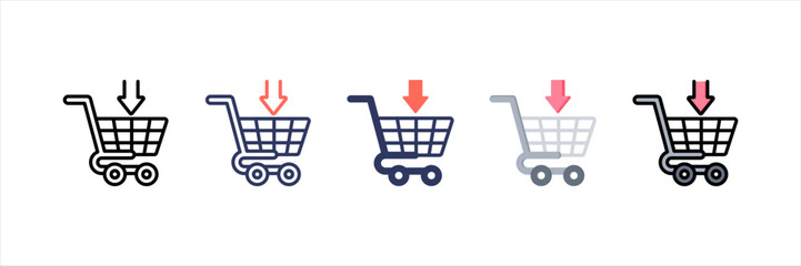 Shop Now Multistyle Icon Set