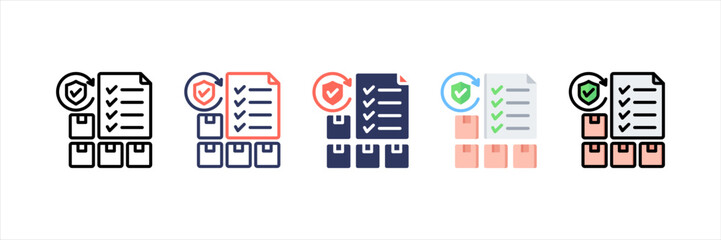 Fototapeta premium Clearance Multistyle Icon Set