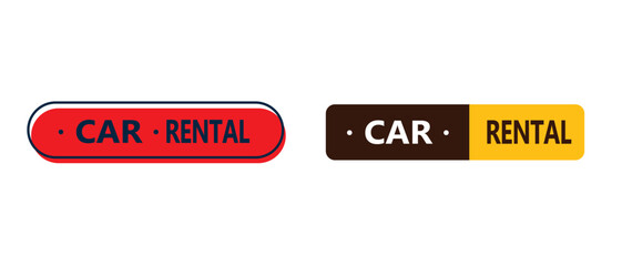 Car rental logo design