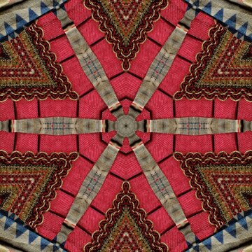 Traditionally combined tie dye batik and embroidery design made with sublimation block print. Allover design made for stitch work or printing on cloth, dress, carpet, shawls, pillowcase, curtains etc