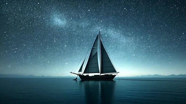 A sailor uses a sextant to navigate by stars at night
