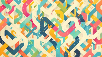 Obraz premium Abstract colorful shapes background design