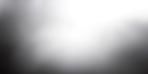 Abstract blurred gradient background fading from white to black