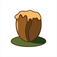 Melt Coffee Beans Logo Design